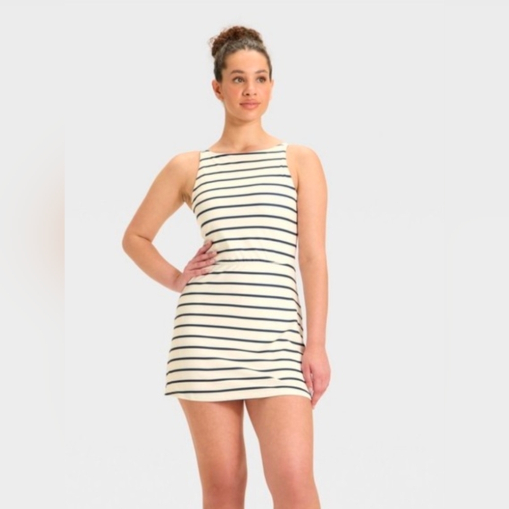 All In Motion White & Blue Athletic Dress XL